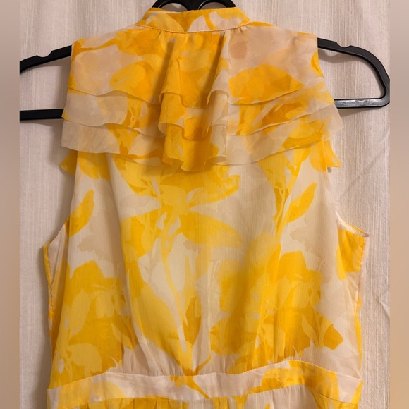 Banana Republic Yellow and White Floral Midi Dress - Picture 7 of 7
